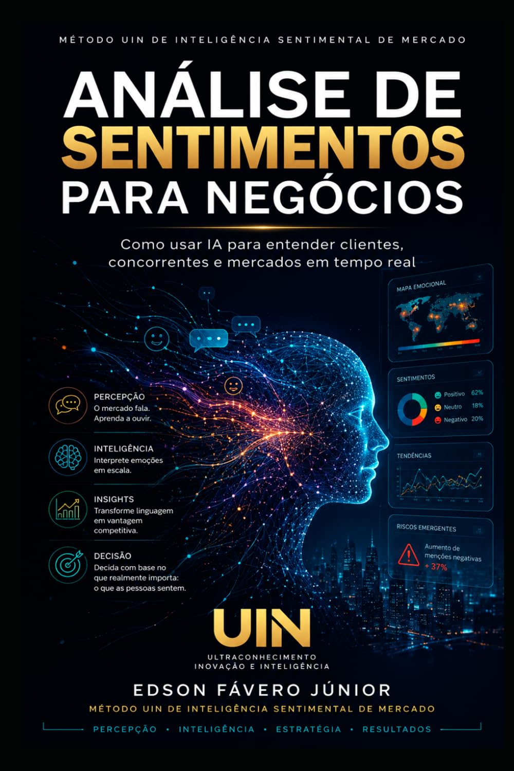 Capa do livro Análise de Sentimentos para Negócios